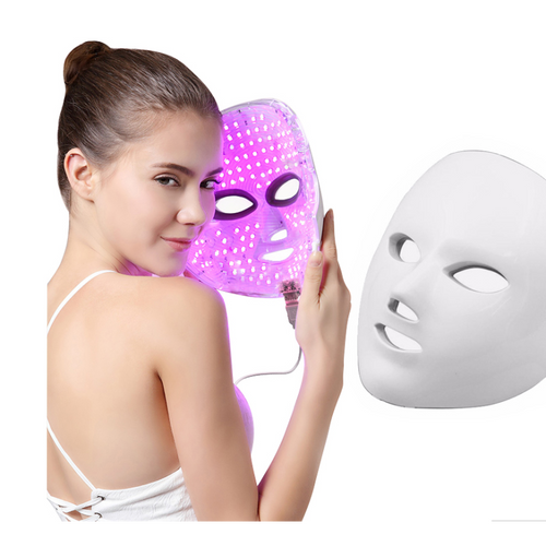 Mascarilla LED Facial – Terapia de Luz Profesional en Casa